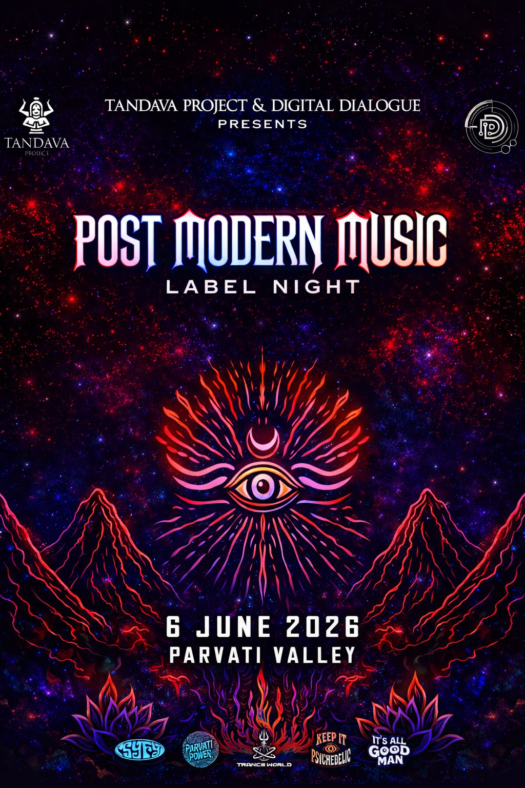 Post Modern Music upcoming event poster